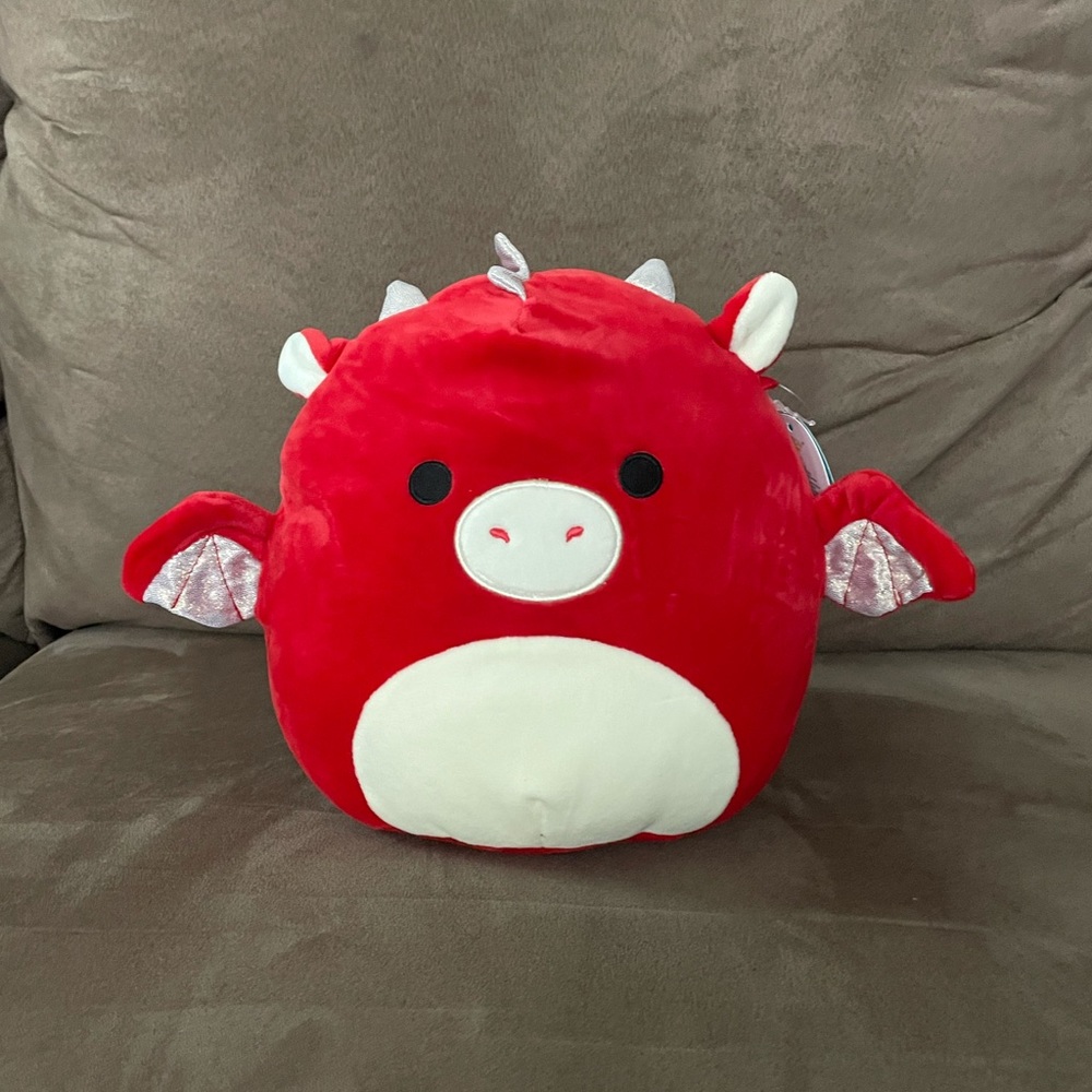 Squishmallow 8” Baiden the Red Dragon